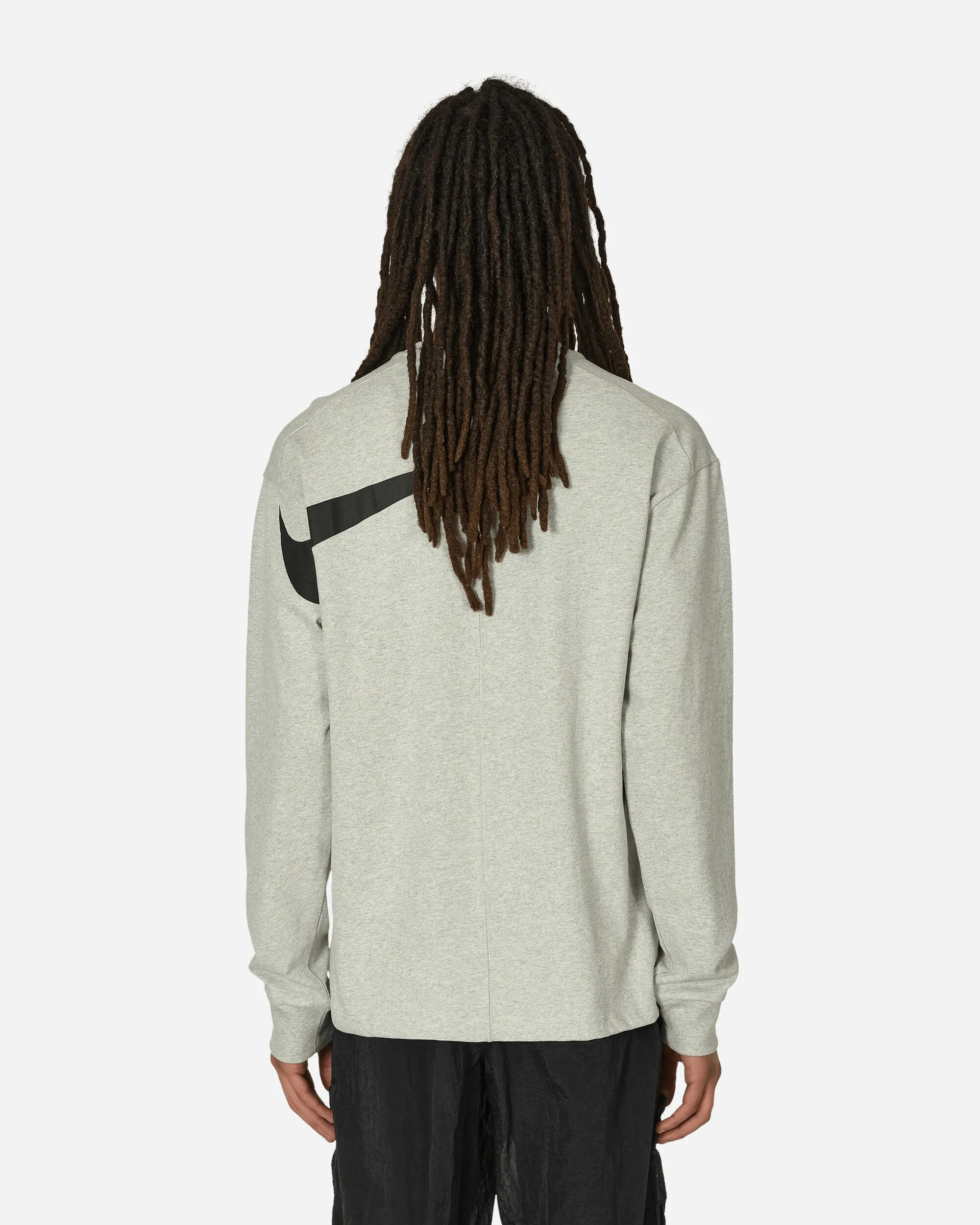 ISPA Langarm-T-Shirt Grau Meliert