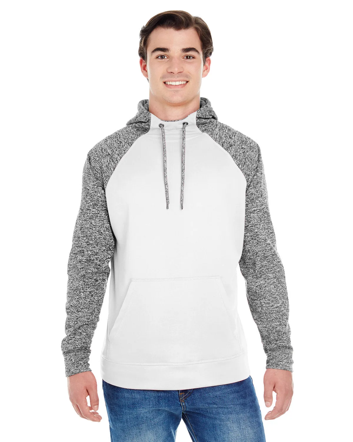 J America JA8612 Erwachsenen Colorblock Cosmic Pullover Kapuzenpullover