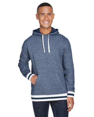 J America JA8701 Erwachsene Pfeffer-Fleece Kapuzenpullover mit Überlappung
