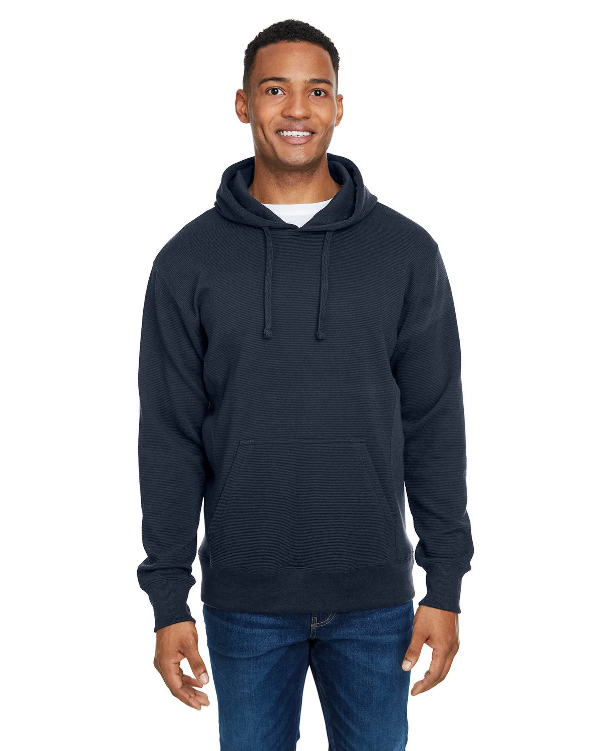 J America JA8706 Ripple Fleece Pullover Kapuzenpullover