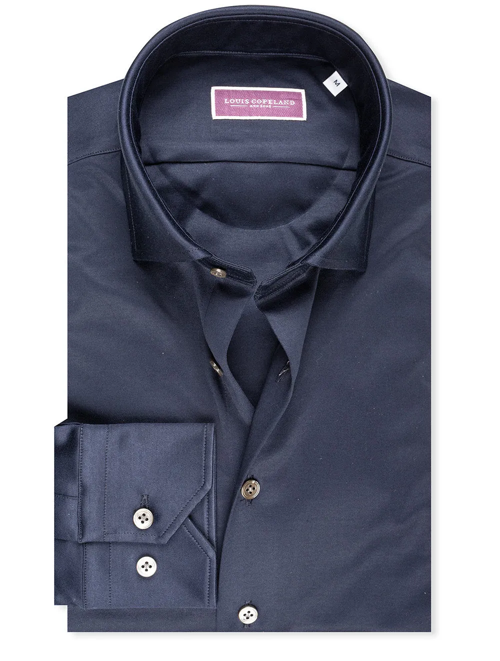 Jersey-Shirt Marineblau