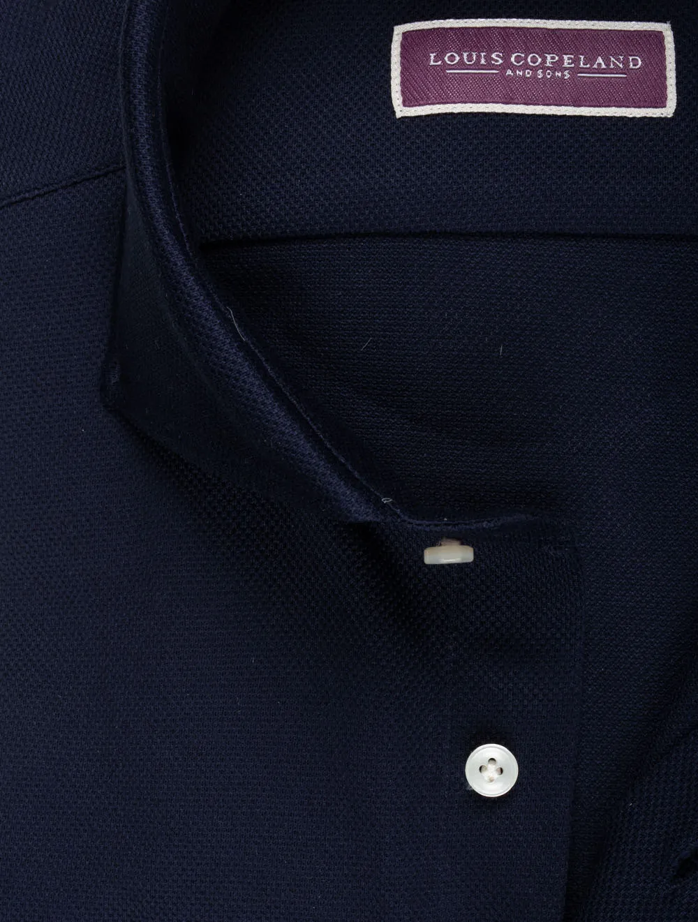 Jersey-Shirt Marineblau