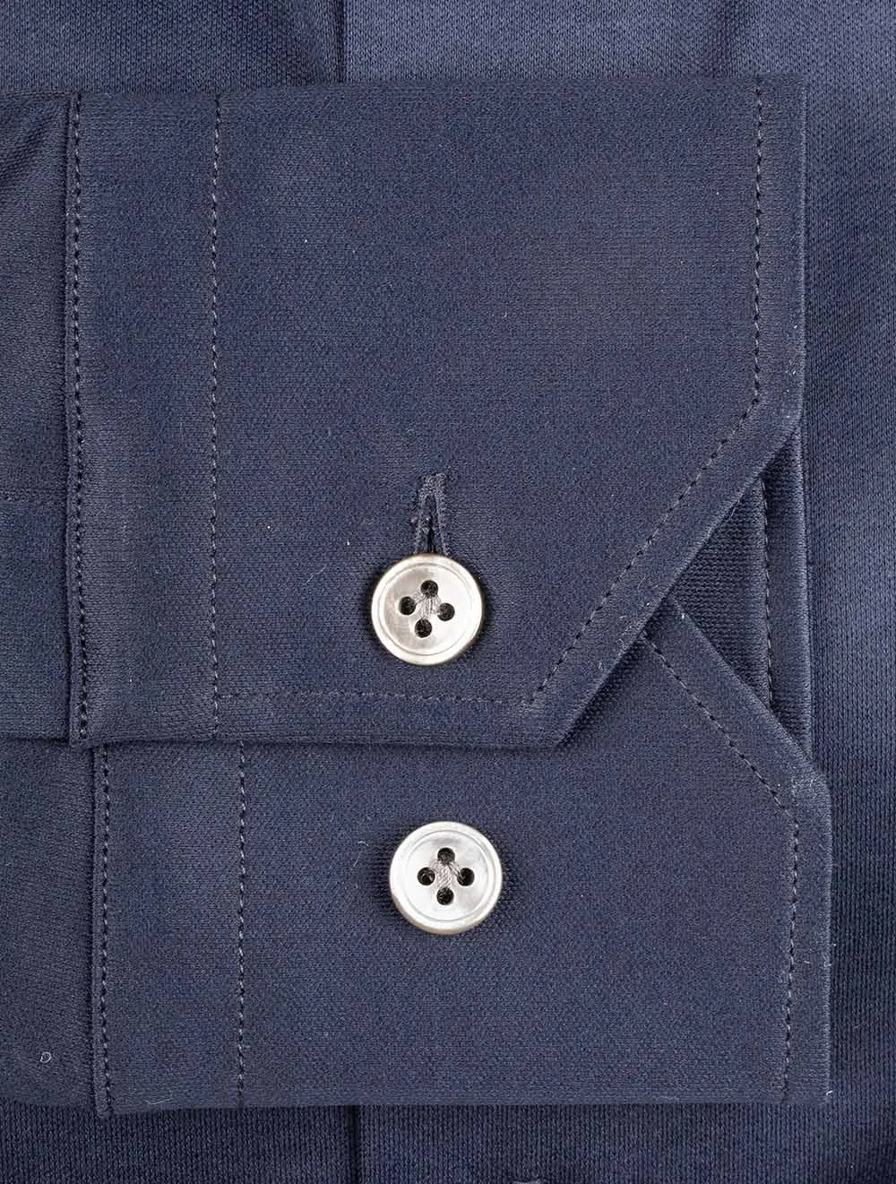 Jersey-Shirt Marineblau