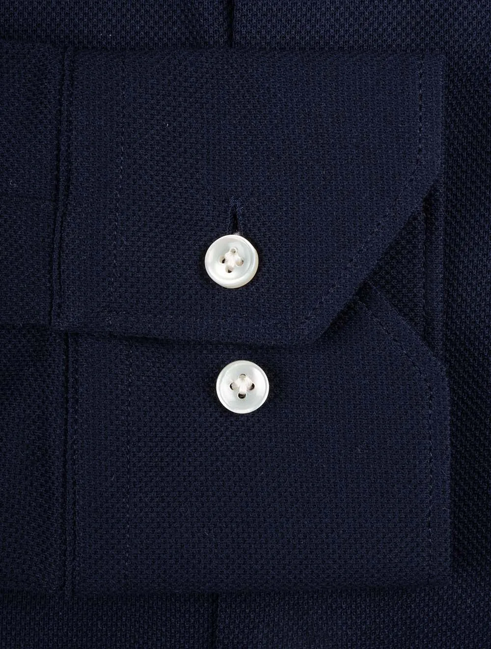 Jersey-Shirt Marineblau