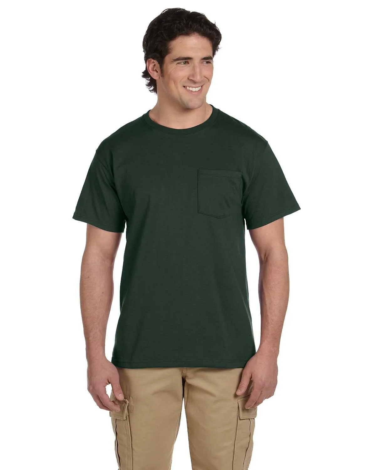Jerzees 29P Herren DRI-POWER ACTIVE T-Shirt mit Tasche