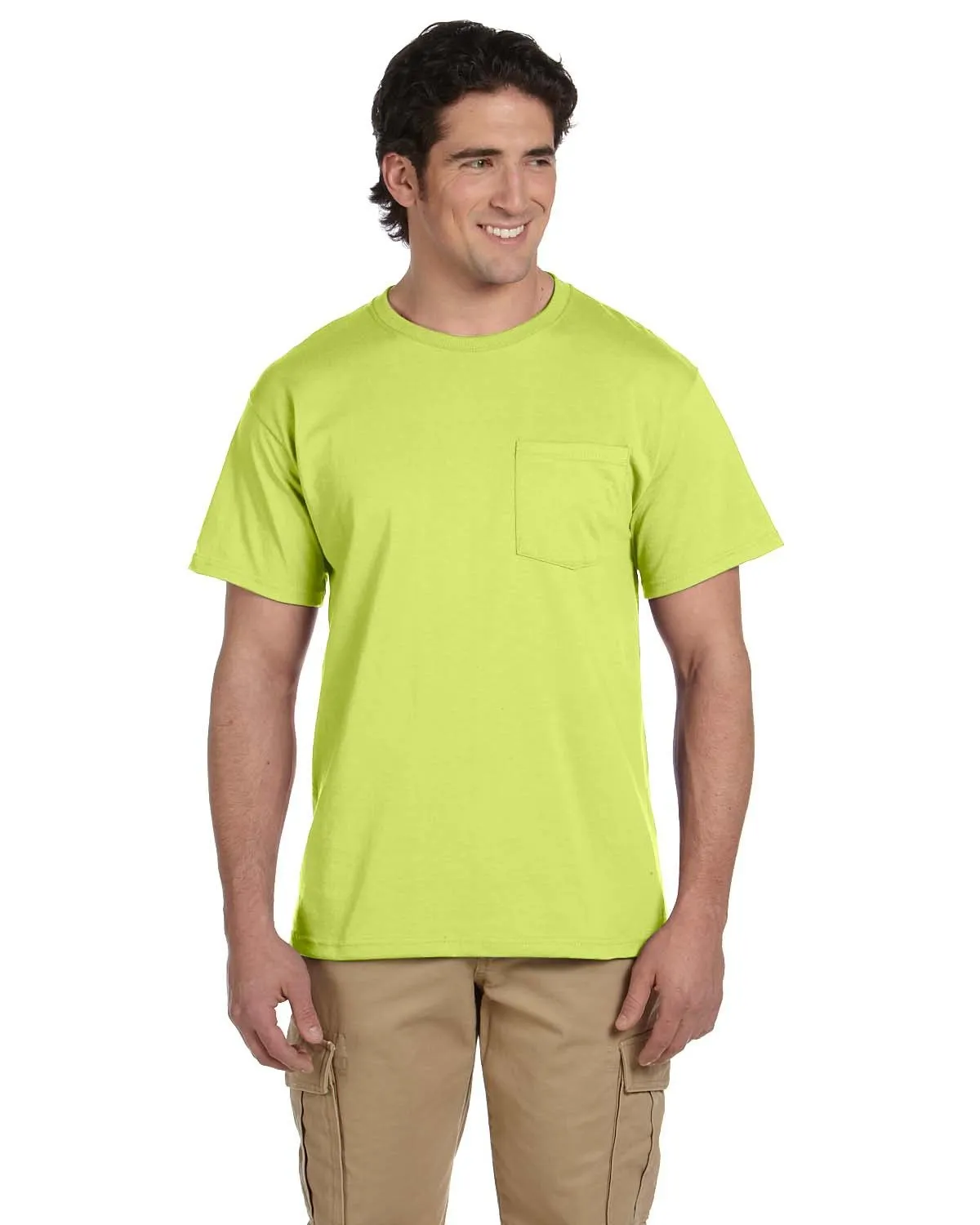 Jerzees 29P Herren DRI-POWER ACTIVE T-Shirt mit Tasche