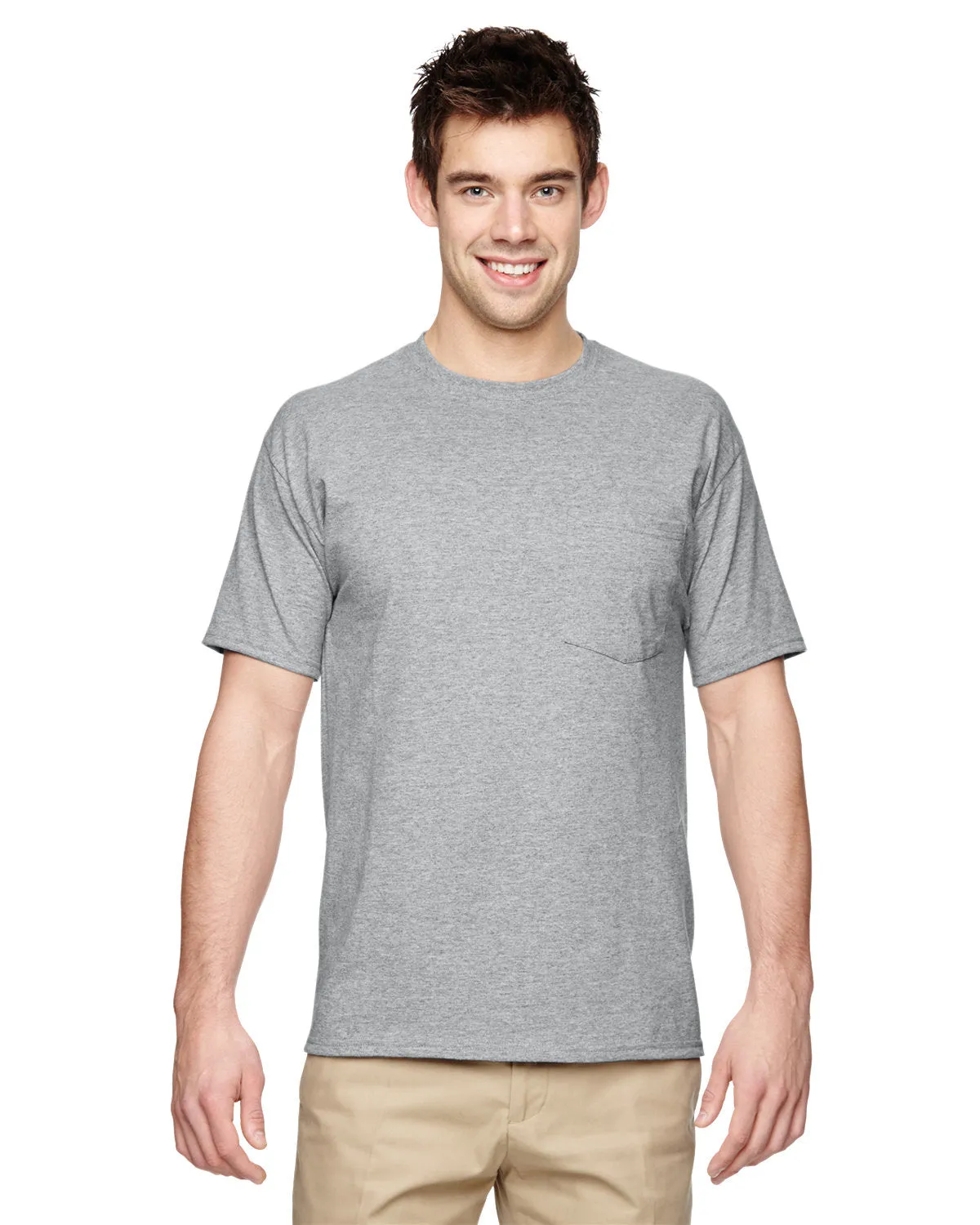 Jerzees 29P Herren DRI-POWER ACTIVE T-Shirt mit Tasche