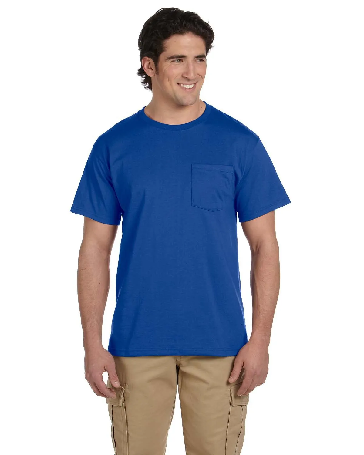 Jerzees 29P Herren DRI-POWER ACTIVE T-Shirt mit Tasche