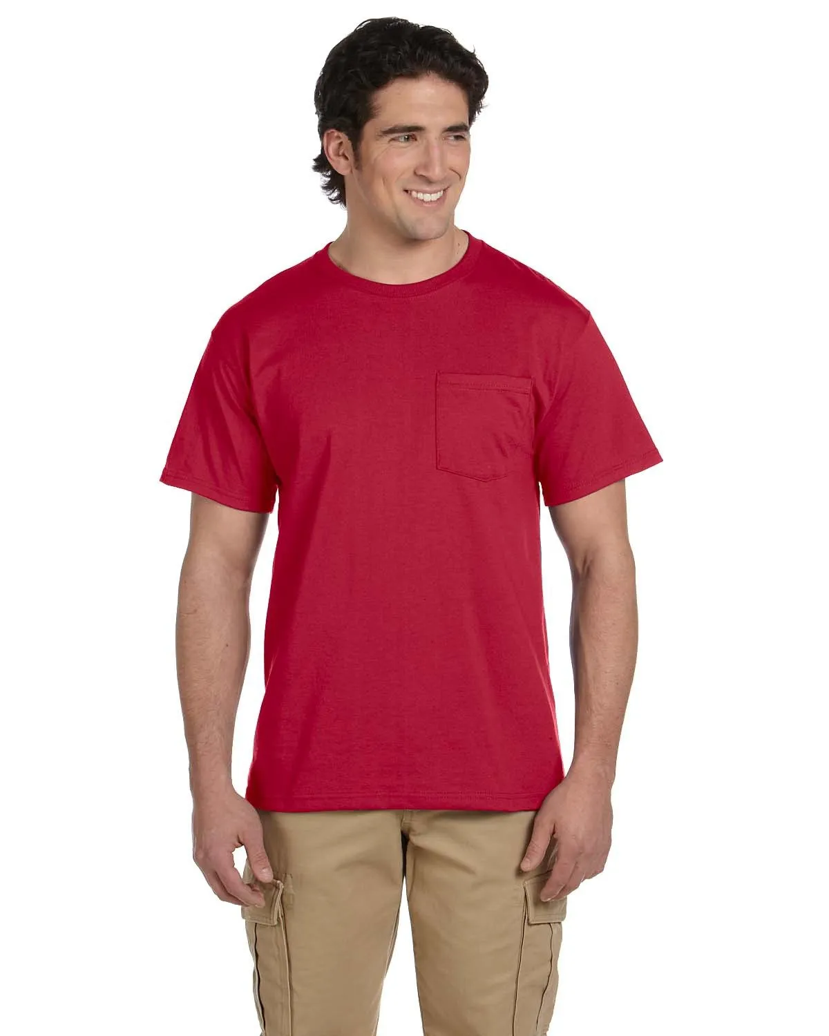 Jerzees 29P Herren DRI-POWER ACTIVE T-Shirt mit Tasche