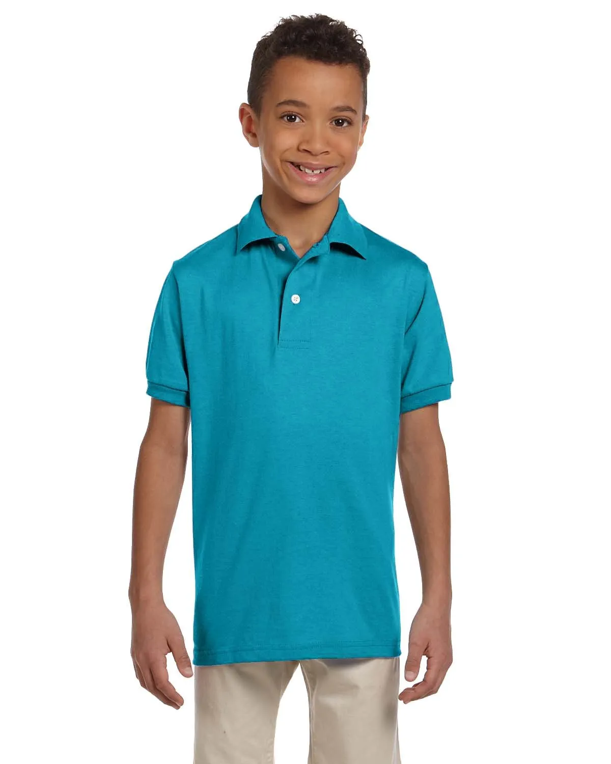 Jerzees 437Y Jugend SpotShield Jersey Polo