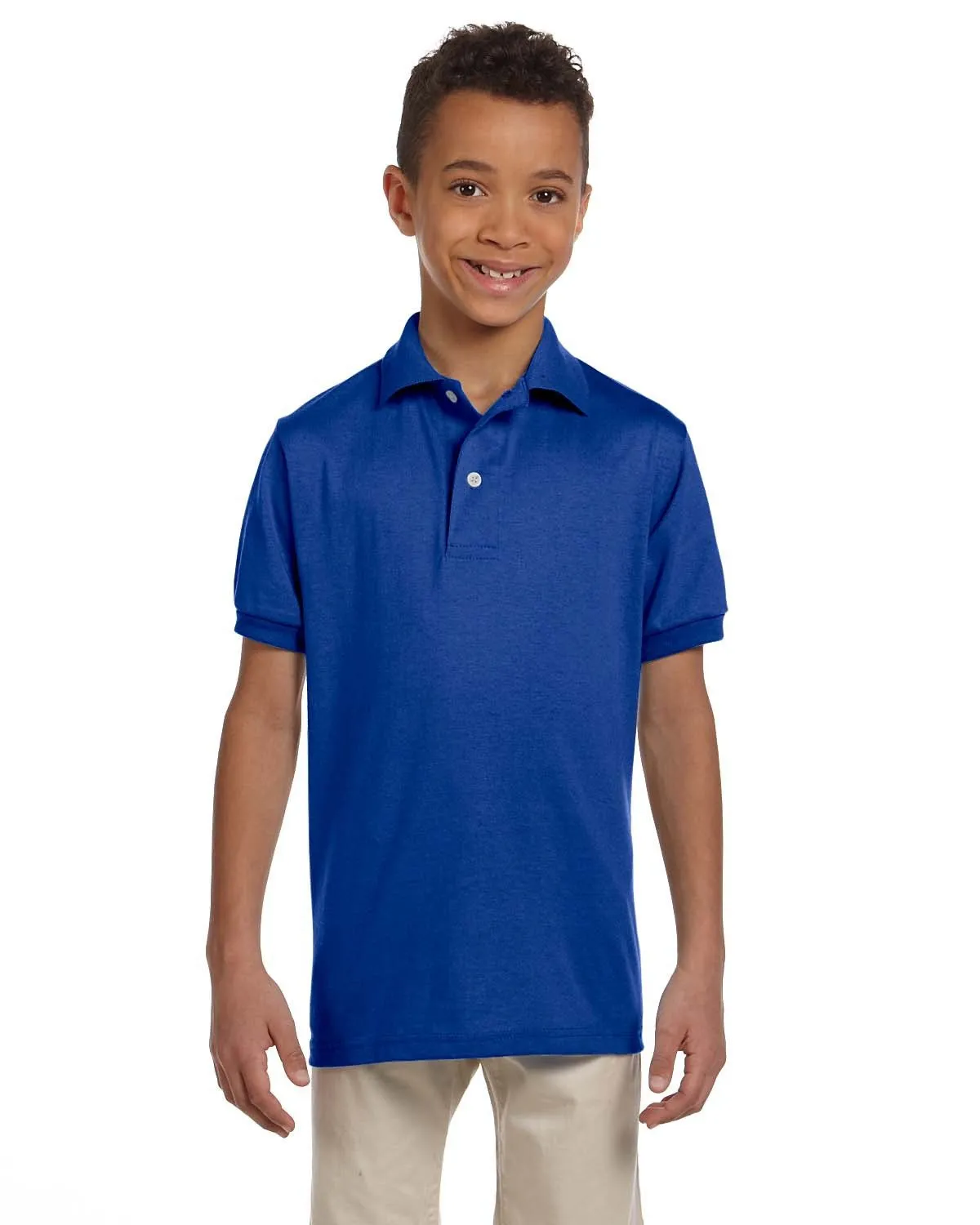 Jerzees 437Y Jugend SpotShield Jersey Polo