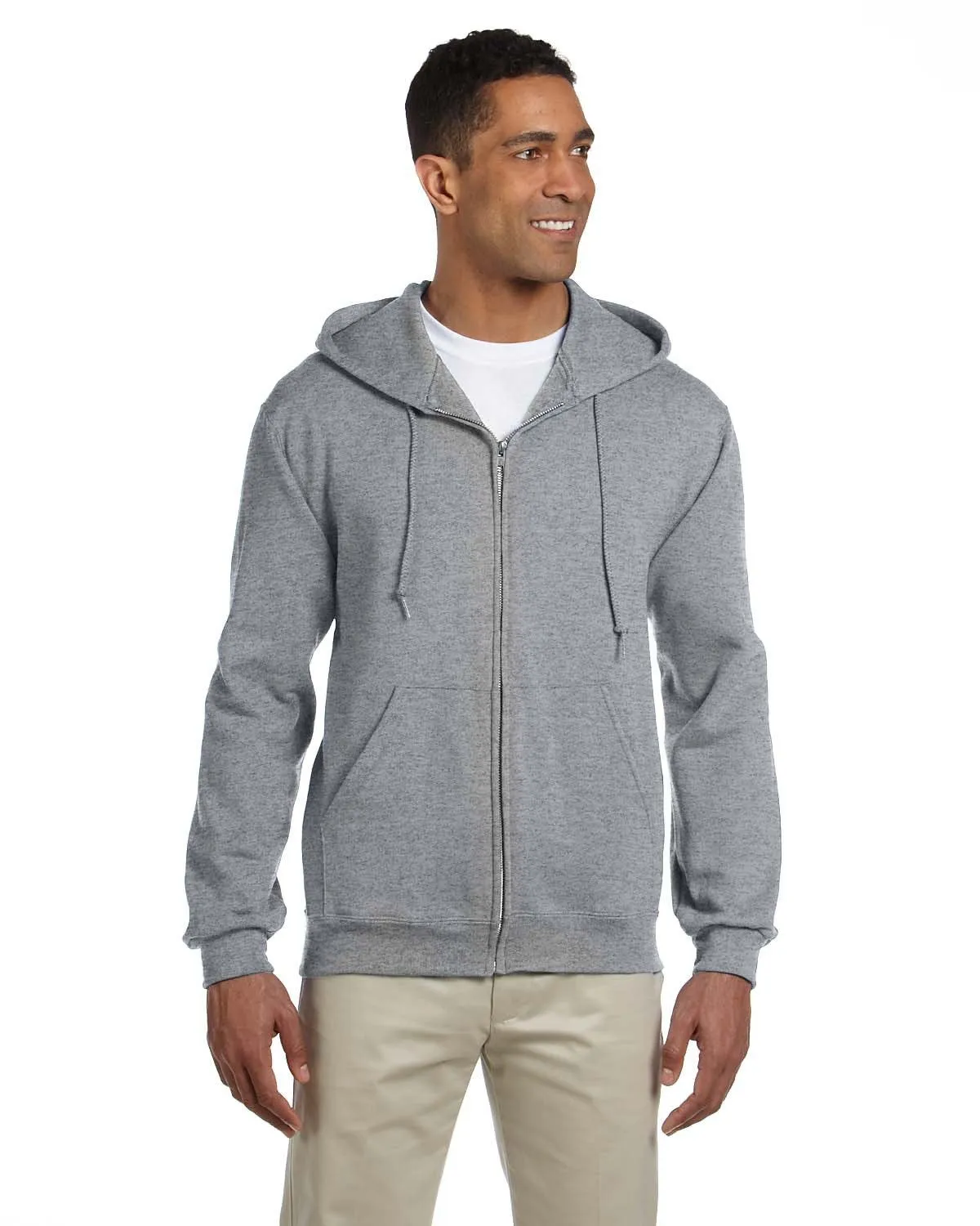 Jerzees 4999 Erwachsene Super Sweats NuBlend Fleece Full-Zip Kapuzenpullover