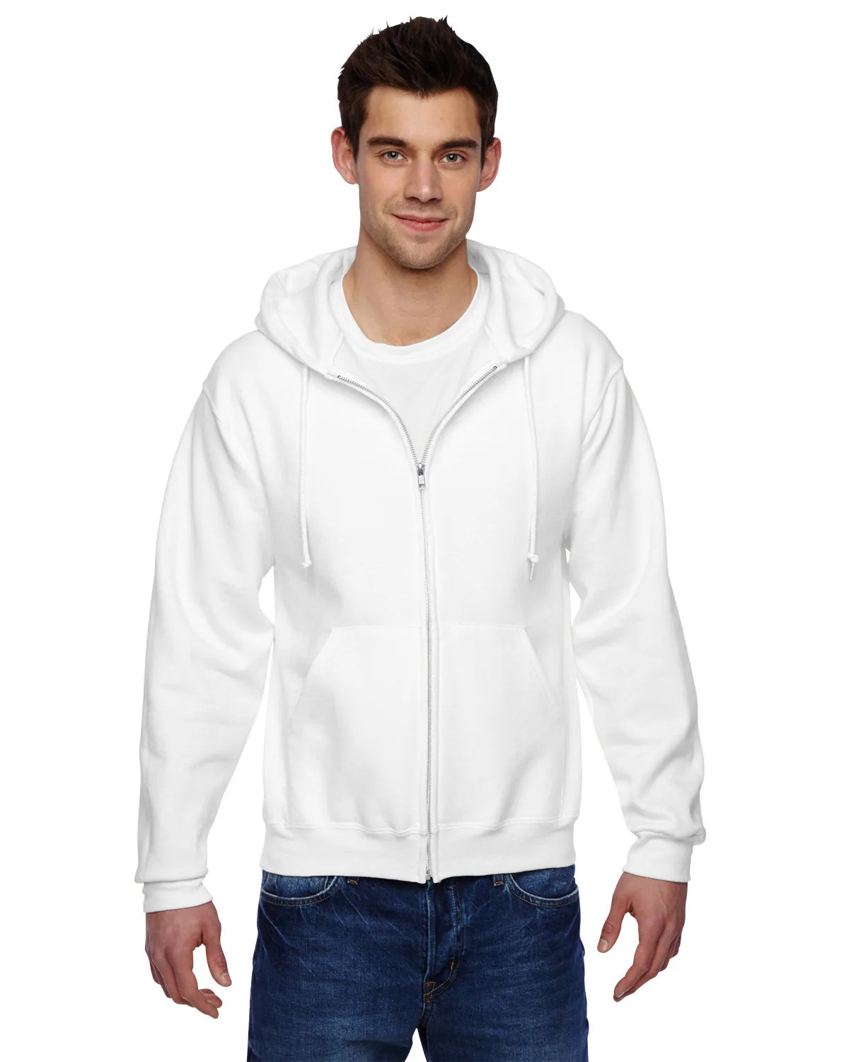 Jerzees 4999 Erwachsene Super Sweats NuBlend Fleece Full-Zip Kapuzenpullover