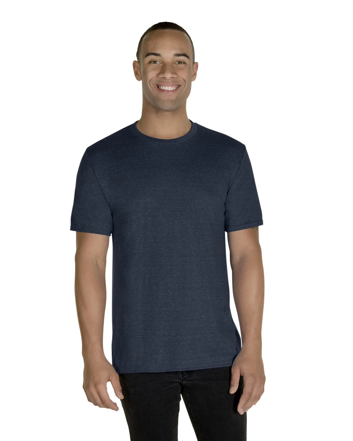 Jerzees 88MR Herren T-Shirt in Schnee-Heather
