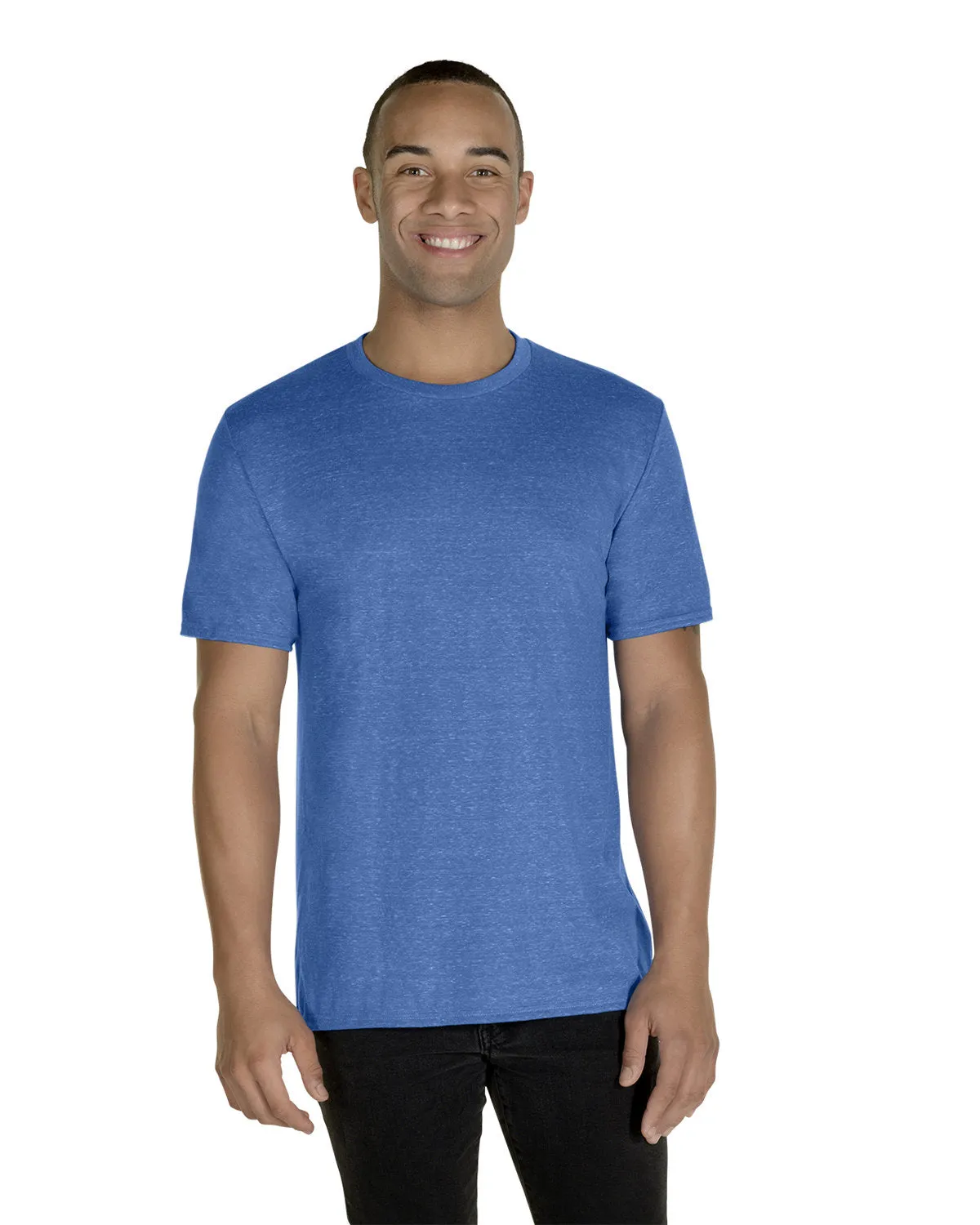 Jerzees 88MR Herren T-Shirt in Schnee-Heather