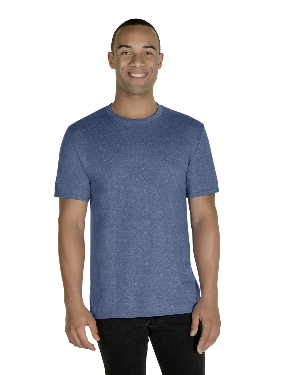 Jerzees 88MR Herren T-Shirt in Schnee-Heather