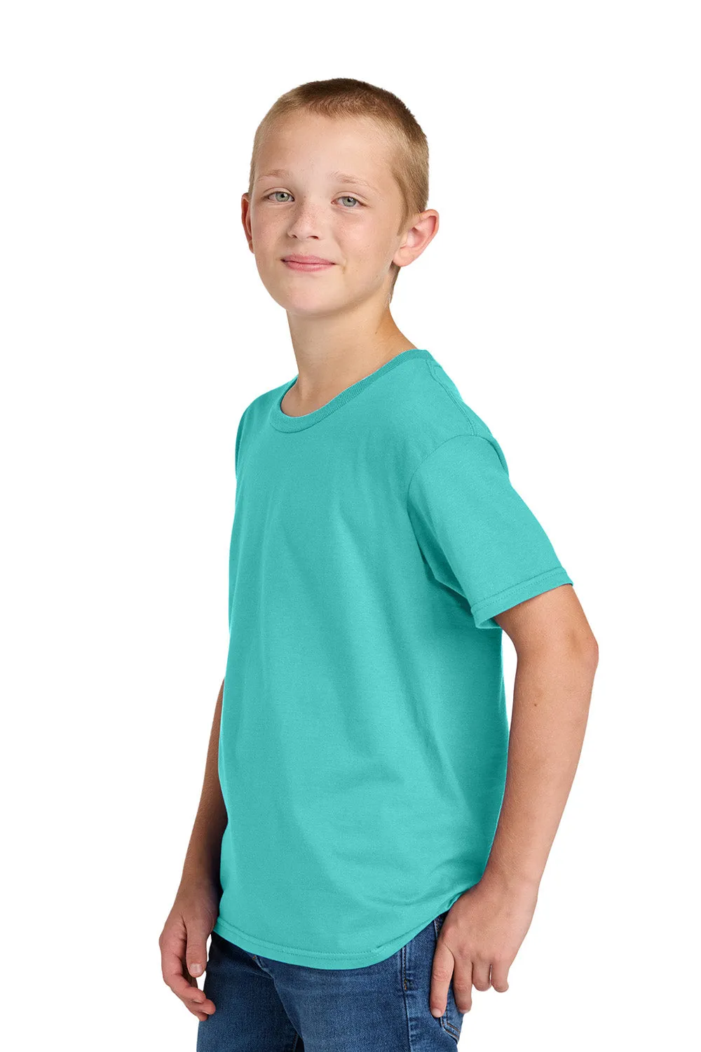 Jerzees Youth Classics Kurzarm T-Shirt mit Rundhalsausschnitt - Tauchblau