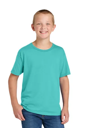 Jerzees Youth Classics Kurzarm T-Shirt mit Rundhalsausschnitt - Tauchblau