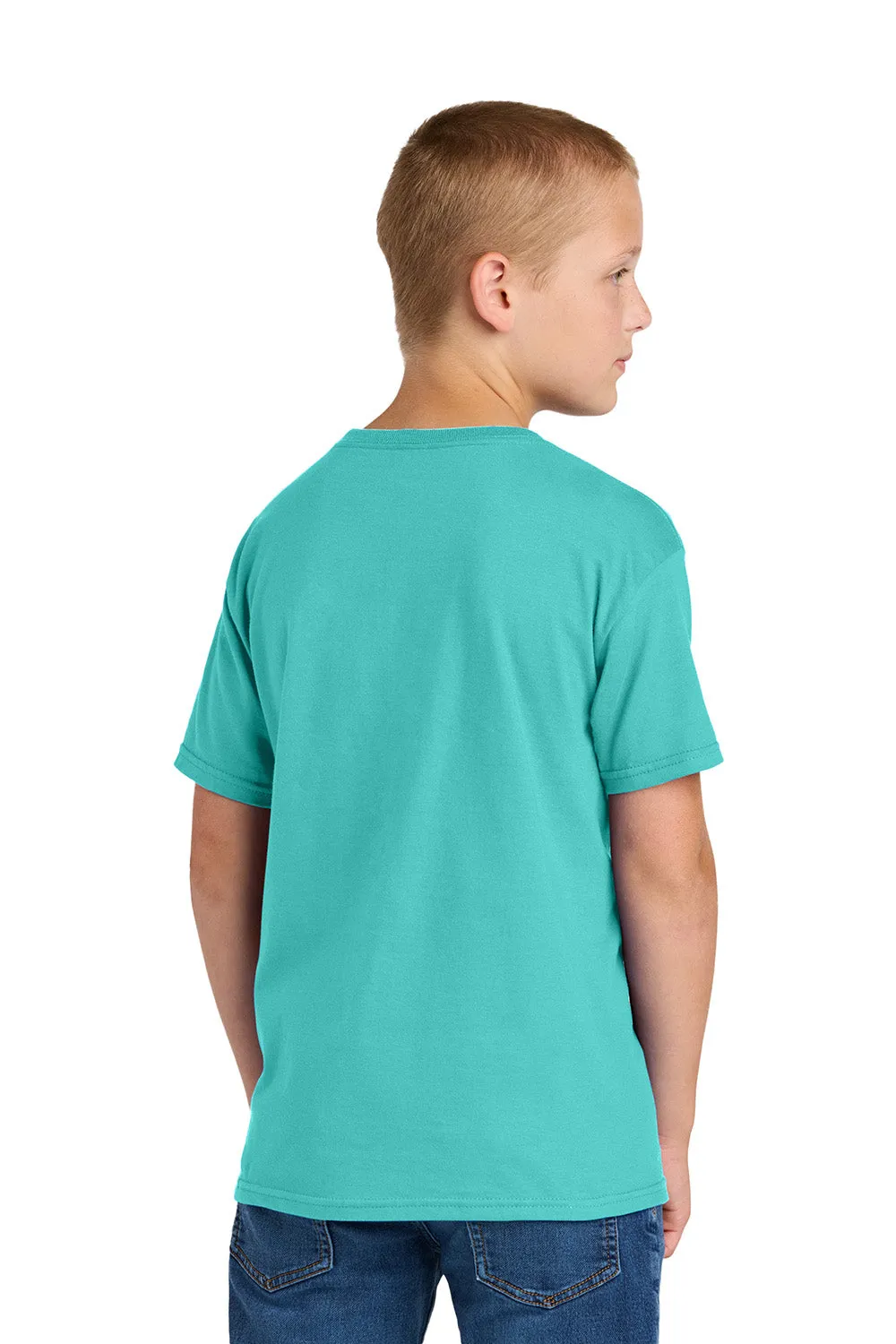 Jerzees Youth Classics Kurzarm T-Shirt mit Rundhalsausschnitt - Tauchblau