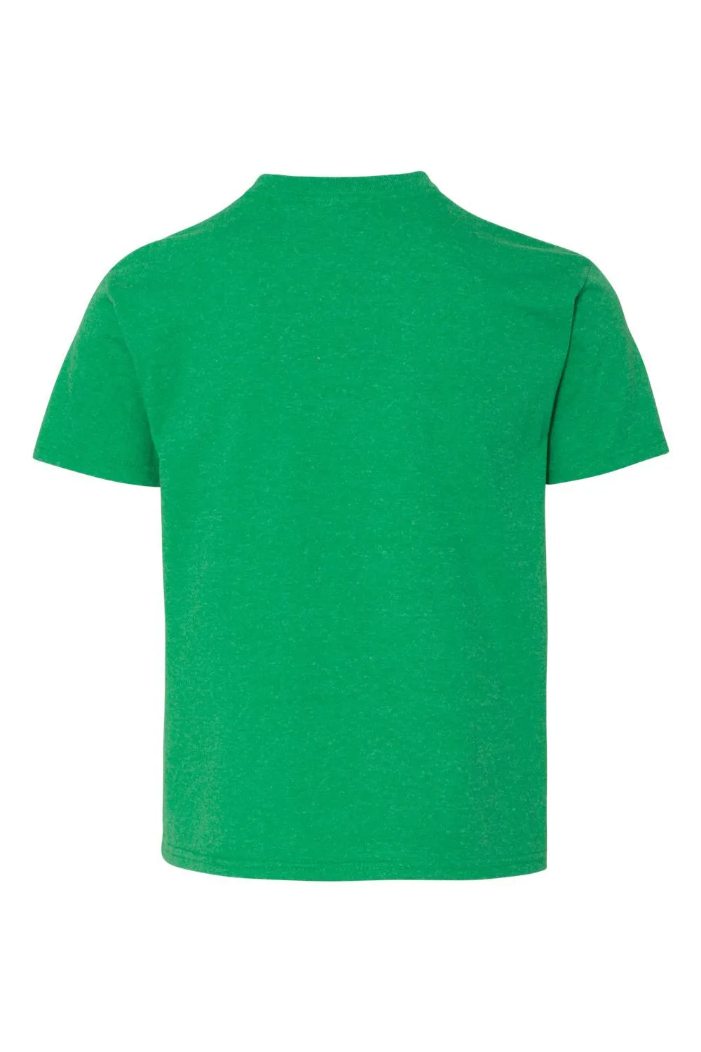 Jerzees Youth Dri-Power Feuchtigkeitstransportierendes Kurzarm-T-Shirt mit Rundhalsausschnitt - Heather Irish Grün