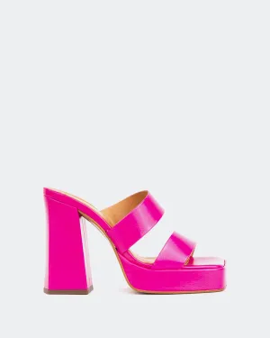 Jinx Pink Leder/Rosa Leder