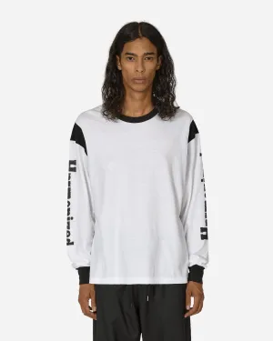 Jumbo Langarm T-Shirt Weiß