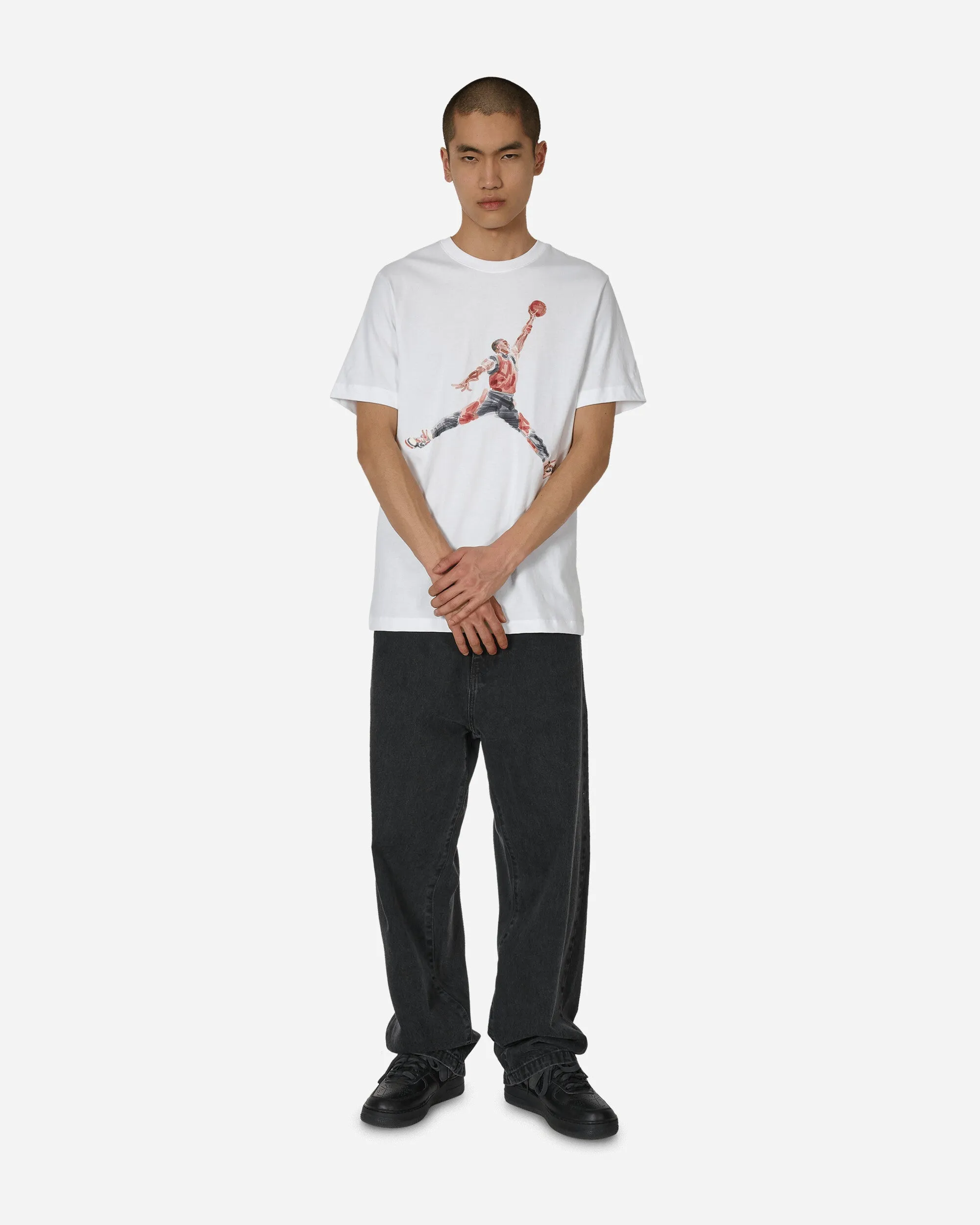 Jumpman Aquarell T-Shirt Weiß