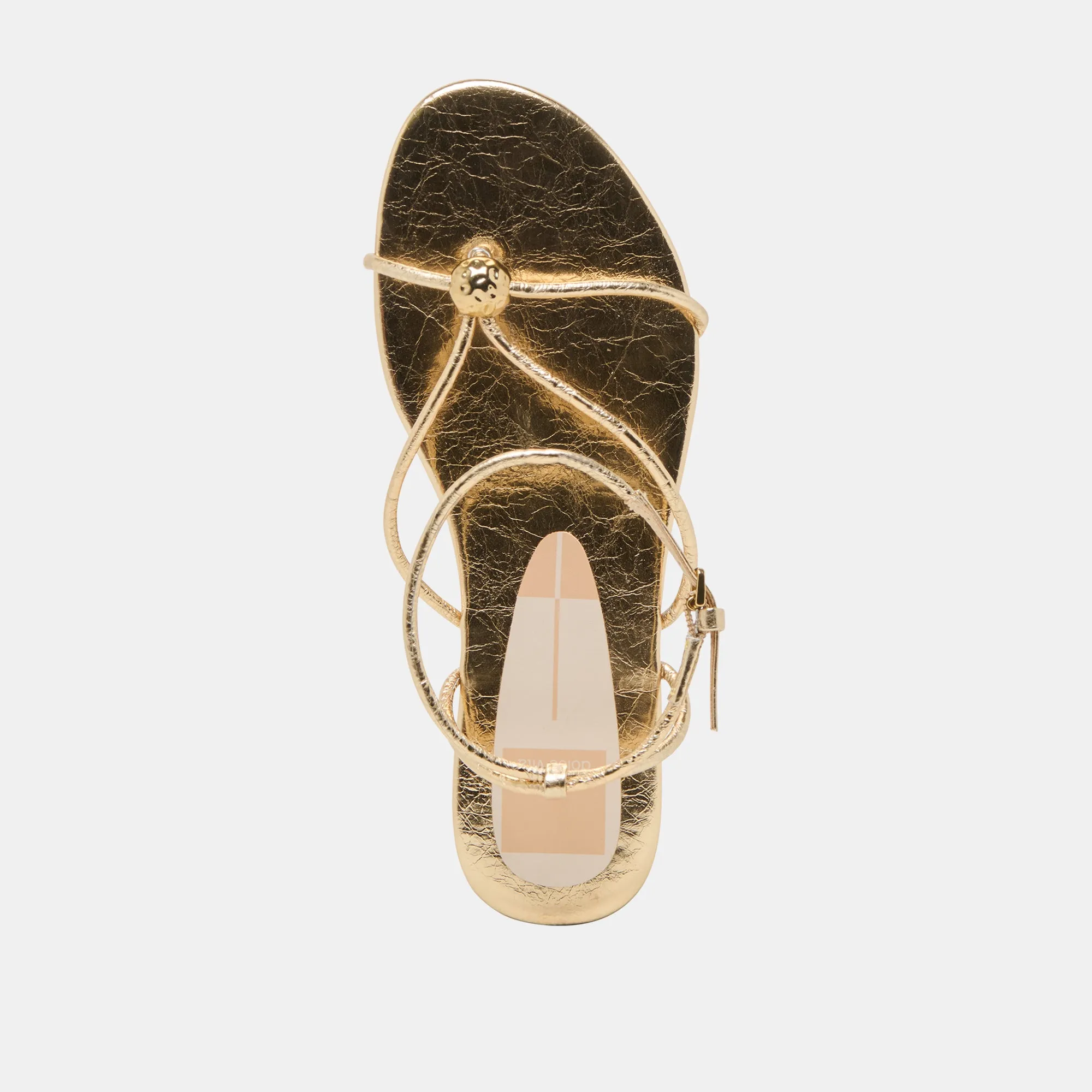 KENLEY SANDALETTEN LEDER GOLD