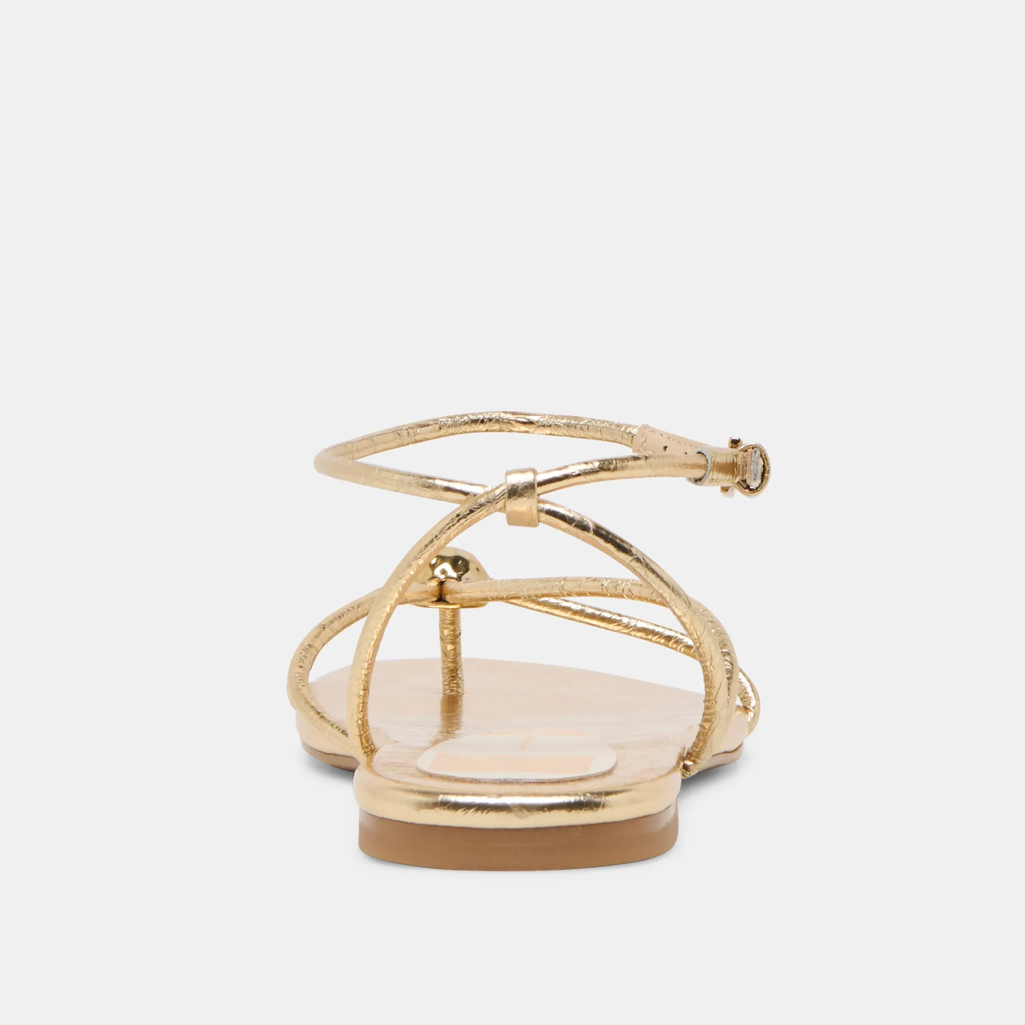 KENLEY SANDALETTEN LEDER GOLD
