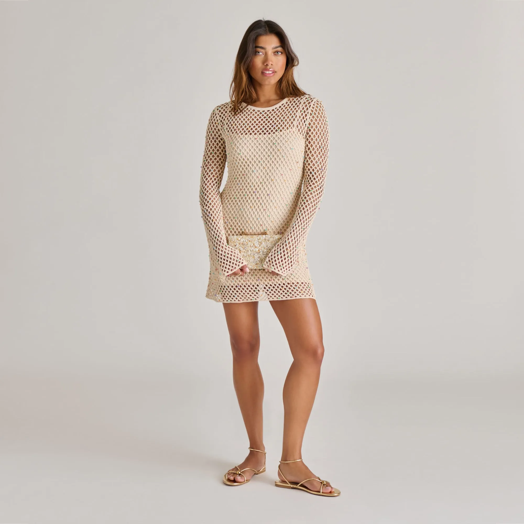 KENLEY SANDALETTEN LEDER GOLD