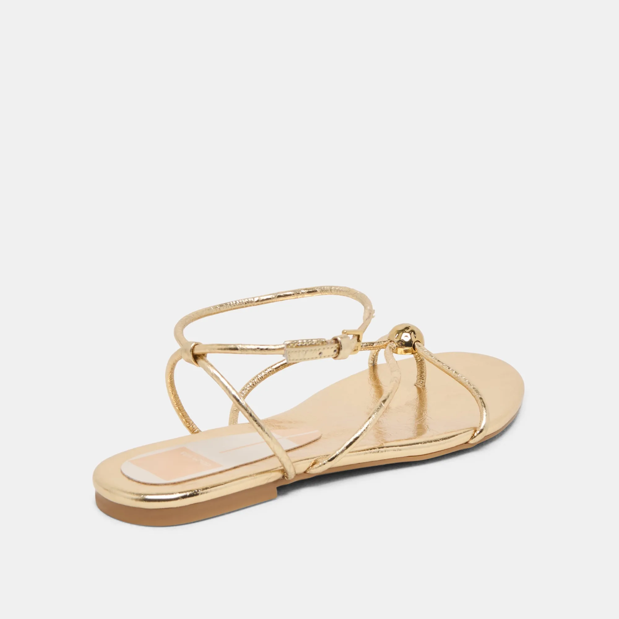 KENLEY SANDALETTEN LEDER GOLD