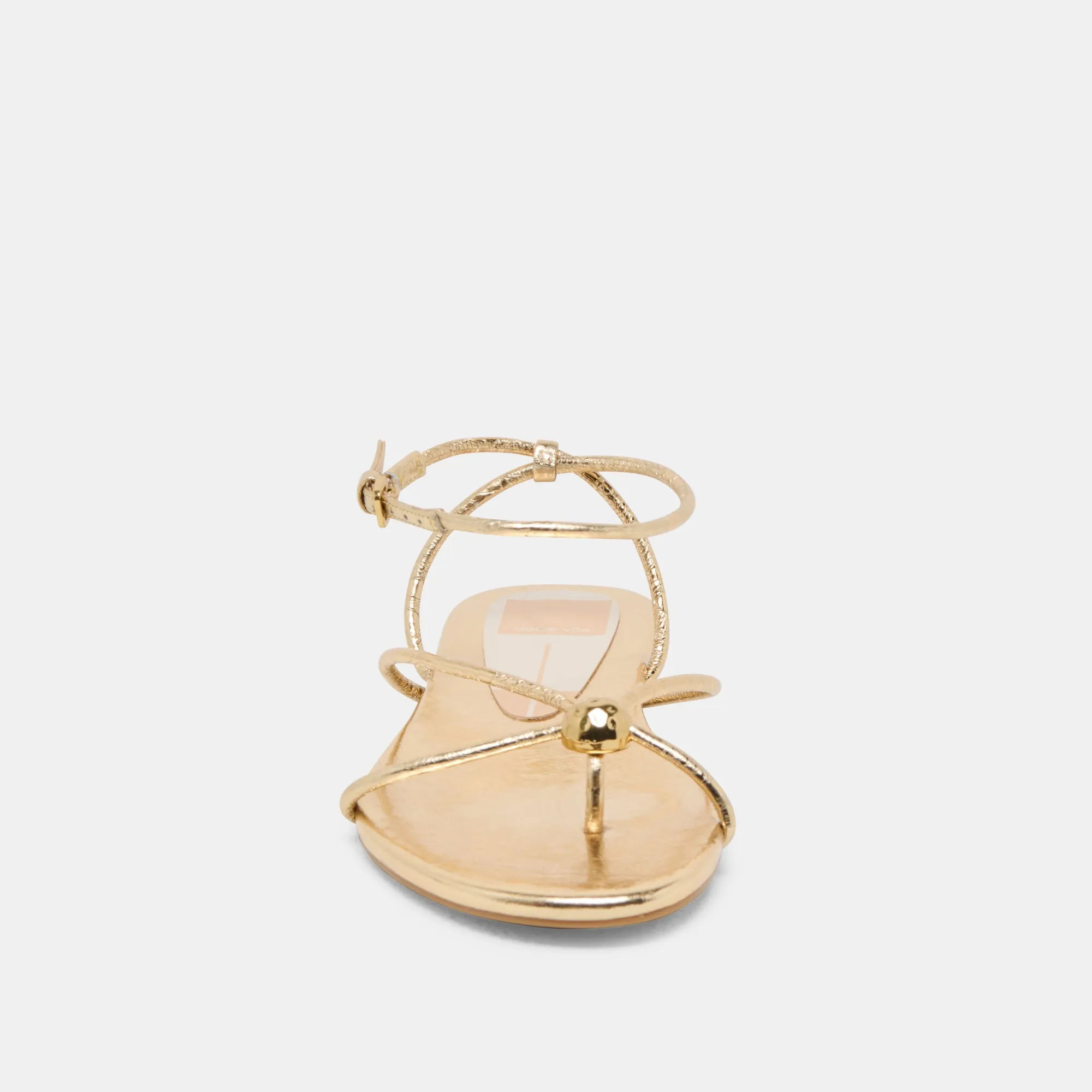 KENLEY SANDALETTEN LEDER GOLD