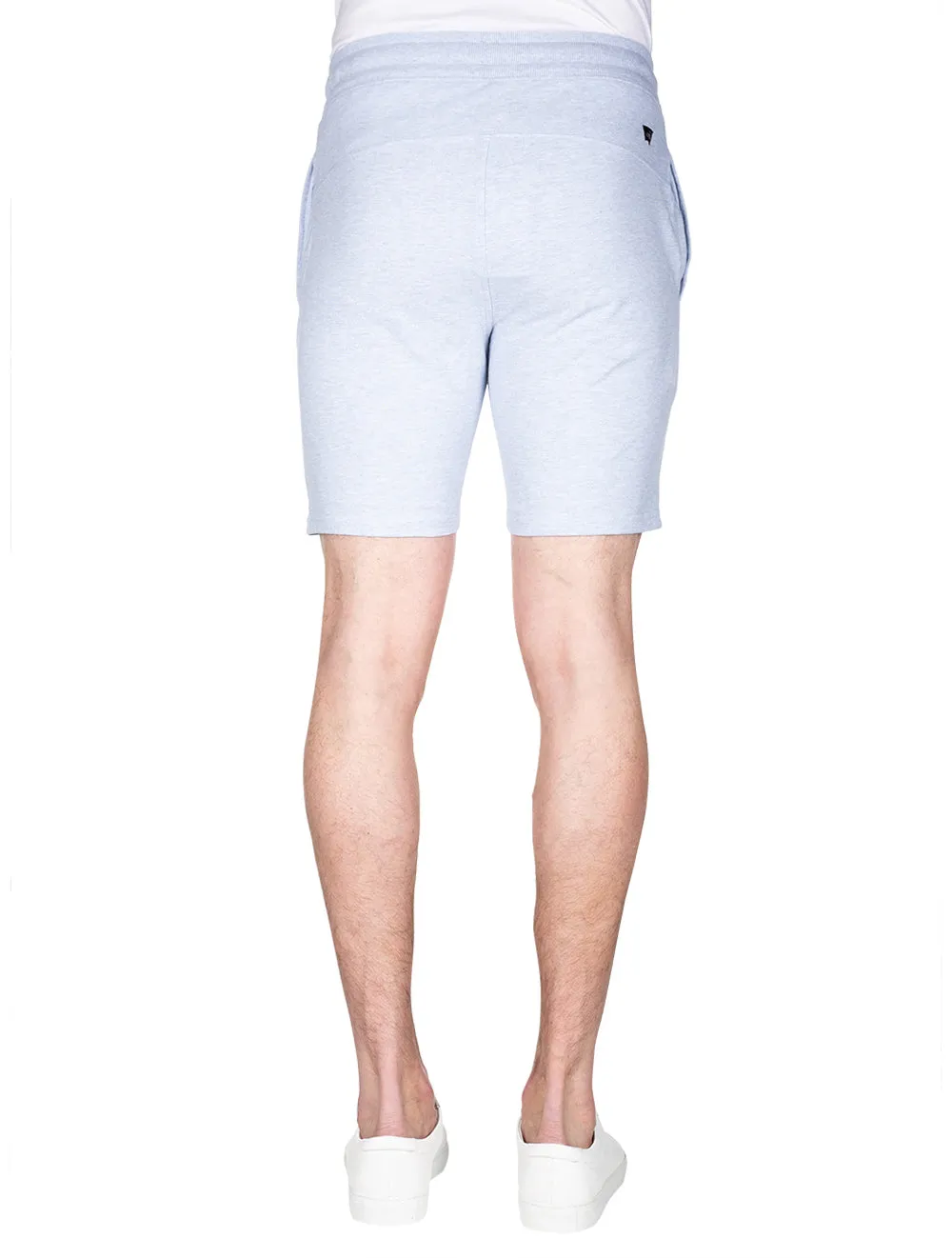Key Piqué Shorts Hellblau Melange