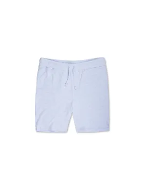 Key Piqué Shorts Hellblau Melange