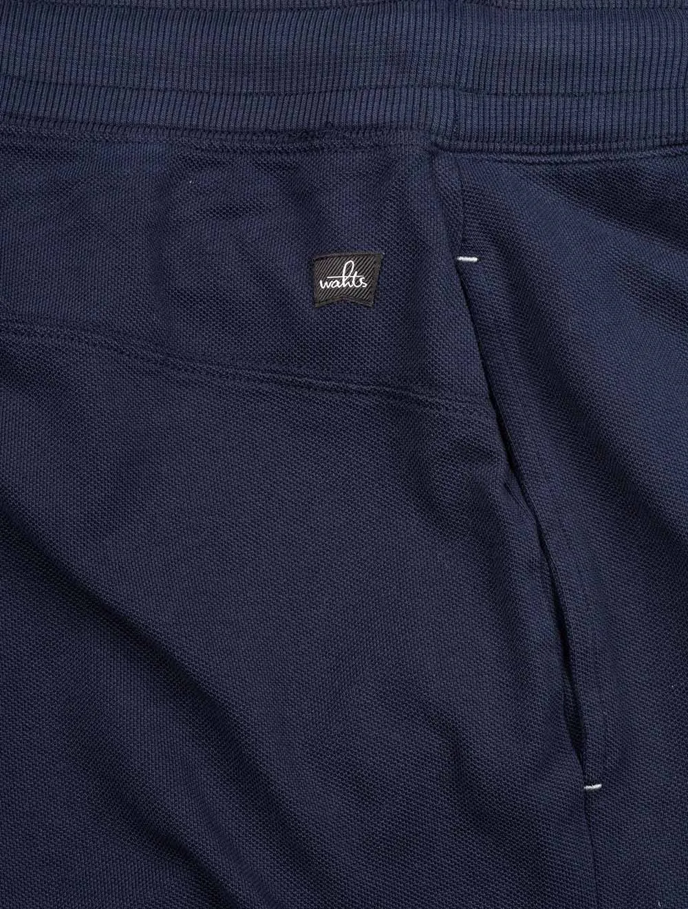 Key Piqu�� Shorts Marineblau