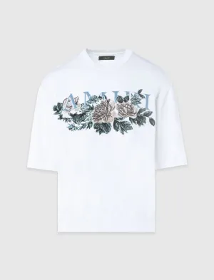 Gestricktes Blumen-Logo T-Shirt