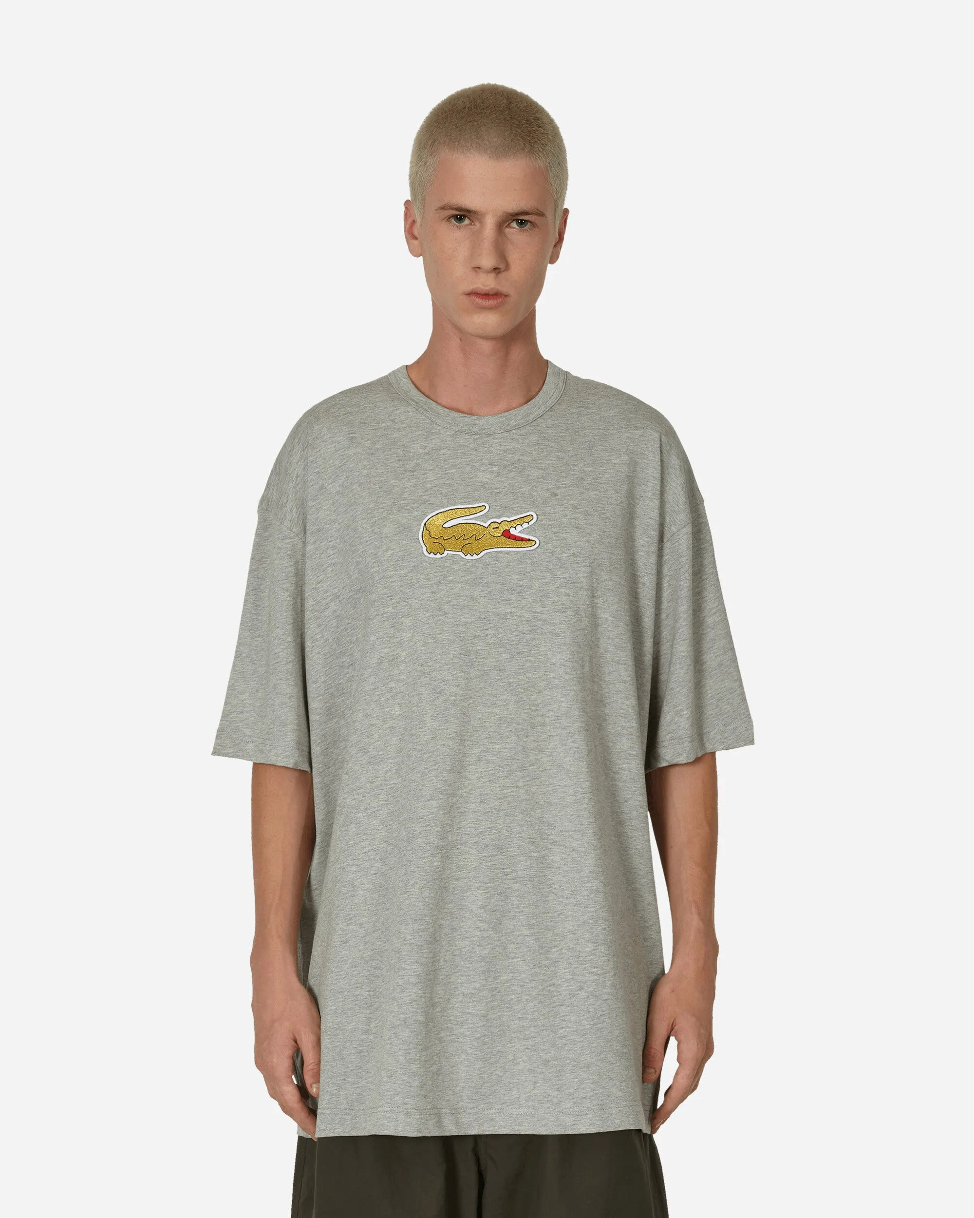 Lacoste Übergroßes T-Shirt Grau