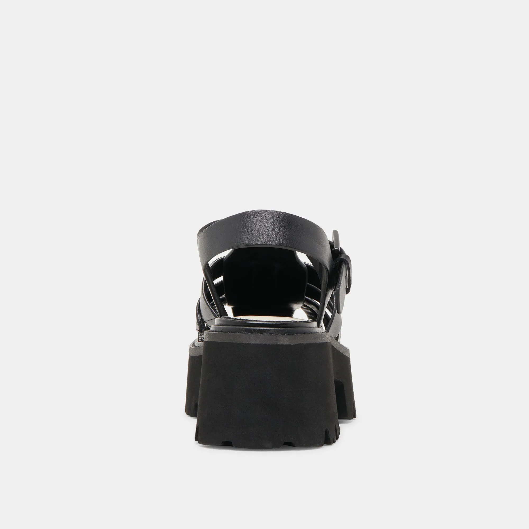 LASLY TONAL SANDALETTEN AUS SCHWARZEM LEDER