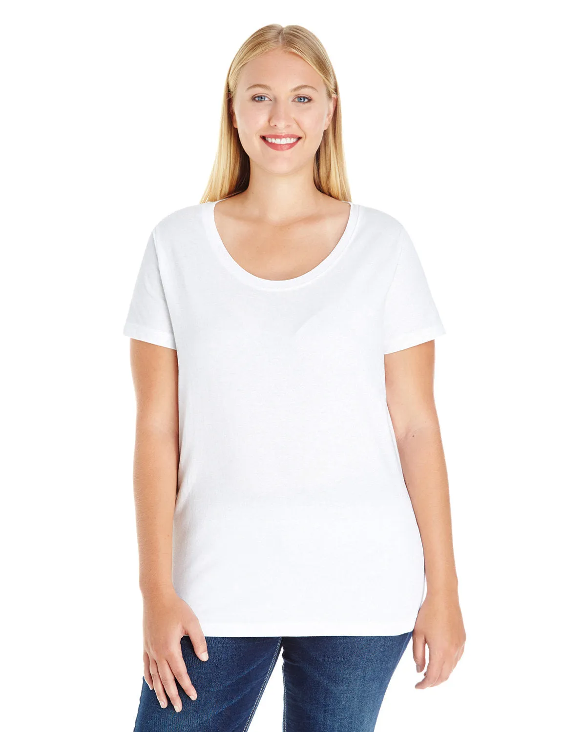 LAT 3804 Damen Figurbetontes T-Shirt