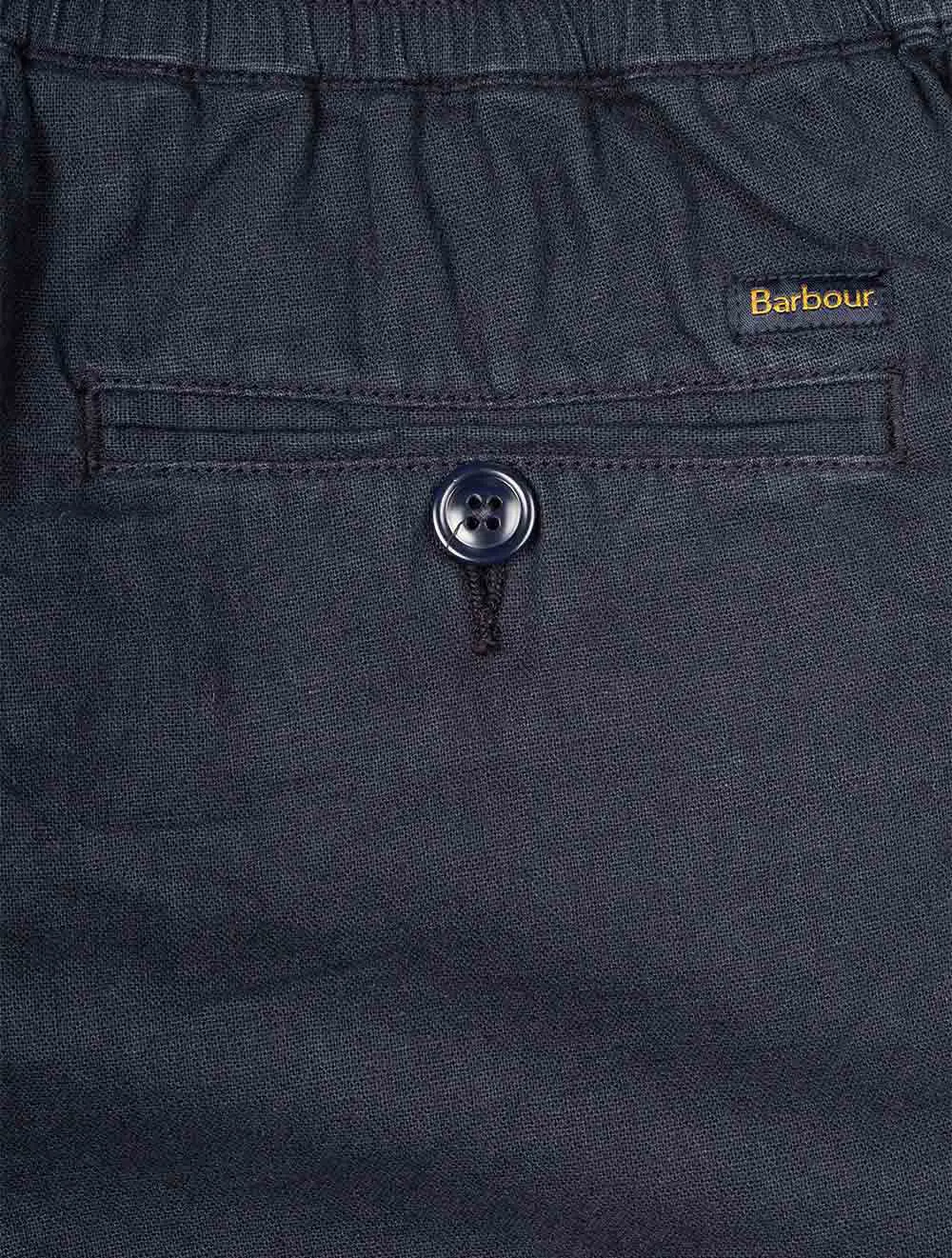 Leinen-Shorts Marineblau