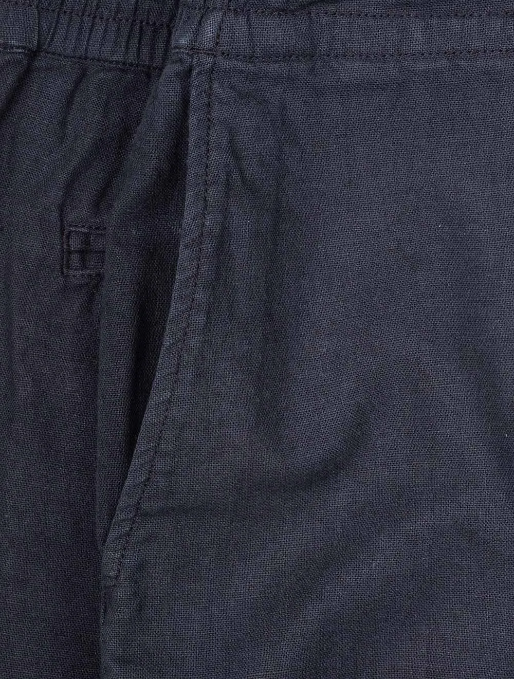 Leinen-Shorts Marineblau