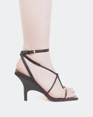 Flüssiges Schwarz Leder