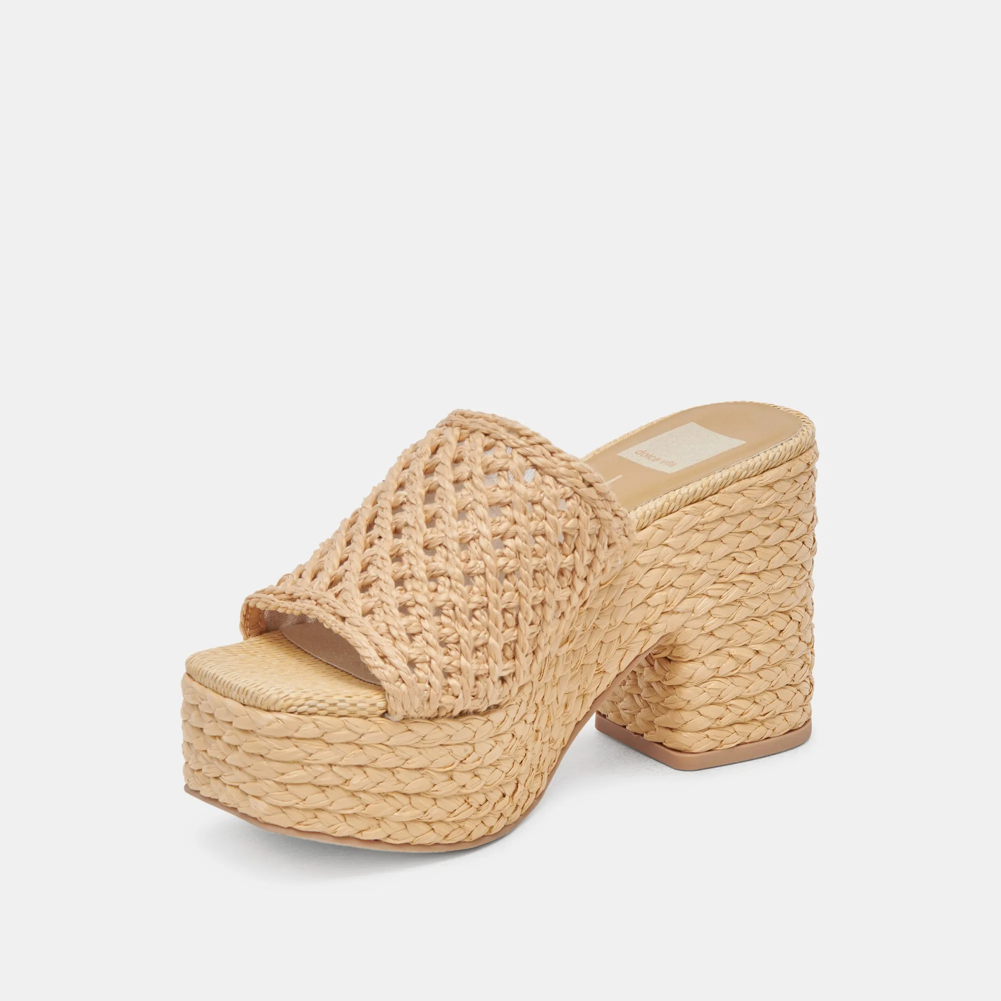 LISHA ABSÄTZE LT NATUR RAFFIA