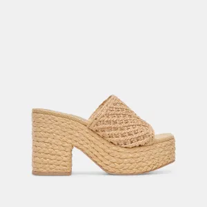 LISHA ABSÄTZE LT NATUR RAFFIA