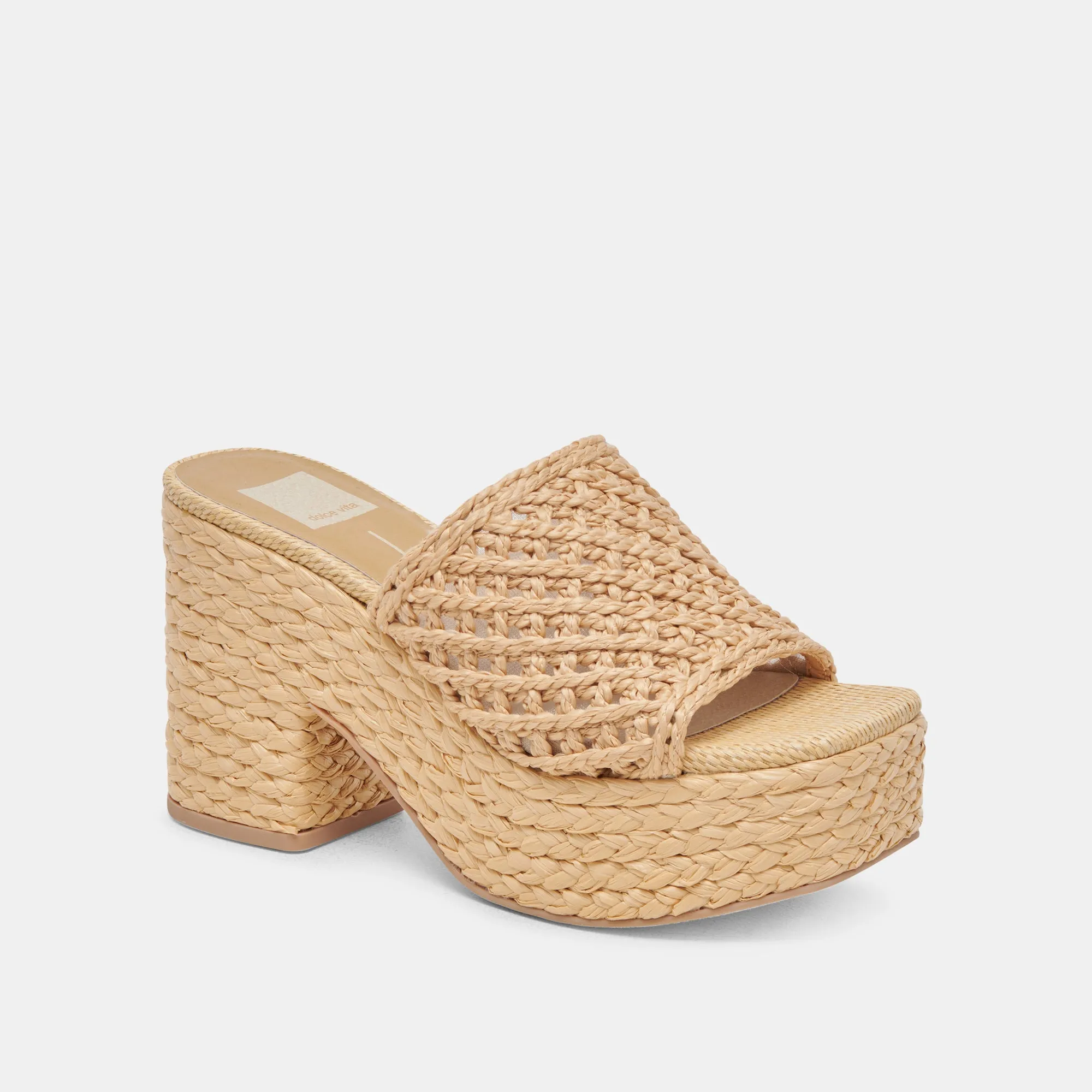 LISHA ABSÄTZE LT NATUR RAFFIA
