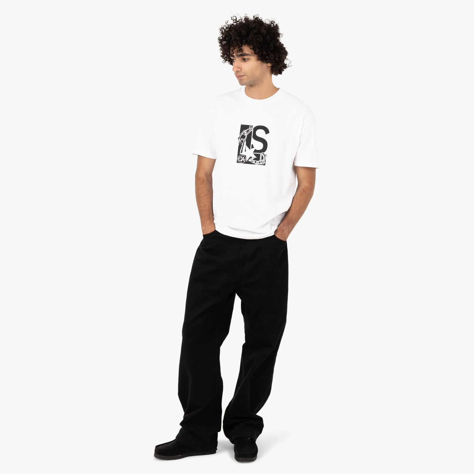 Livestock Chain Logo Early Adopter T-Shirt / Weiß