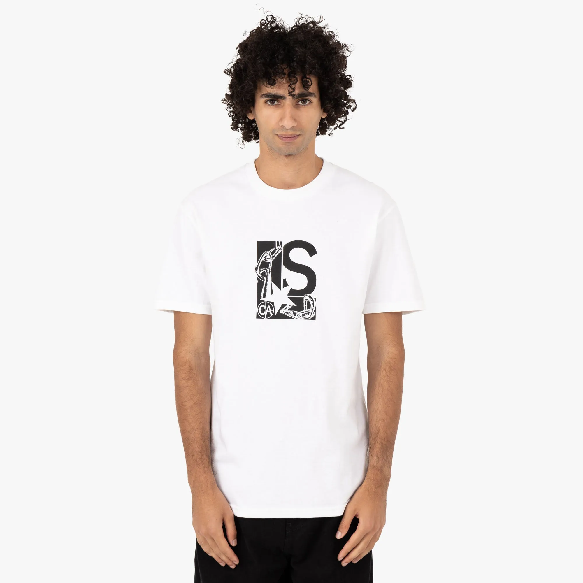 Livestock Chain Logo Early Adopter T-Shirt / Weiß