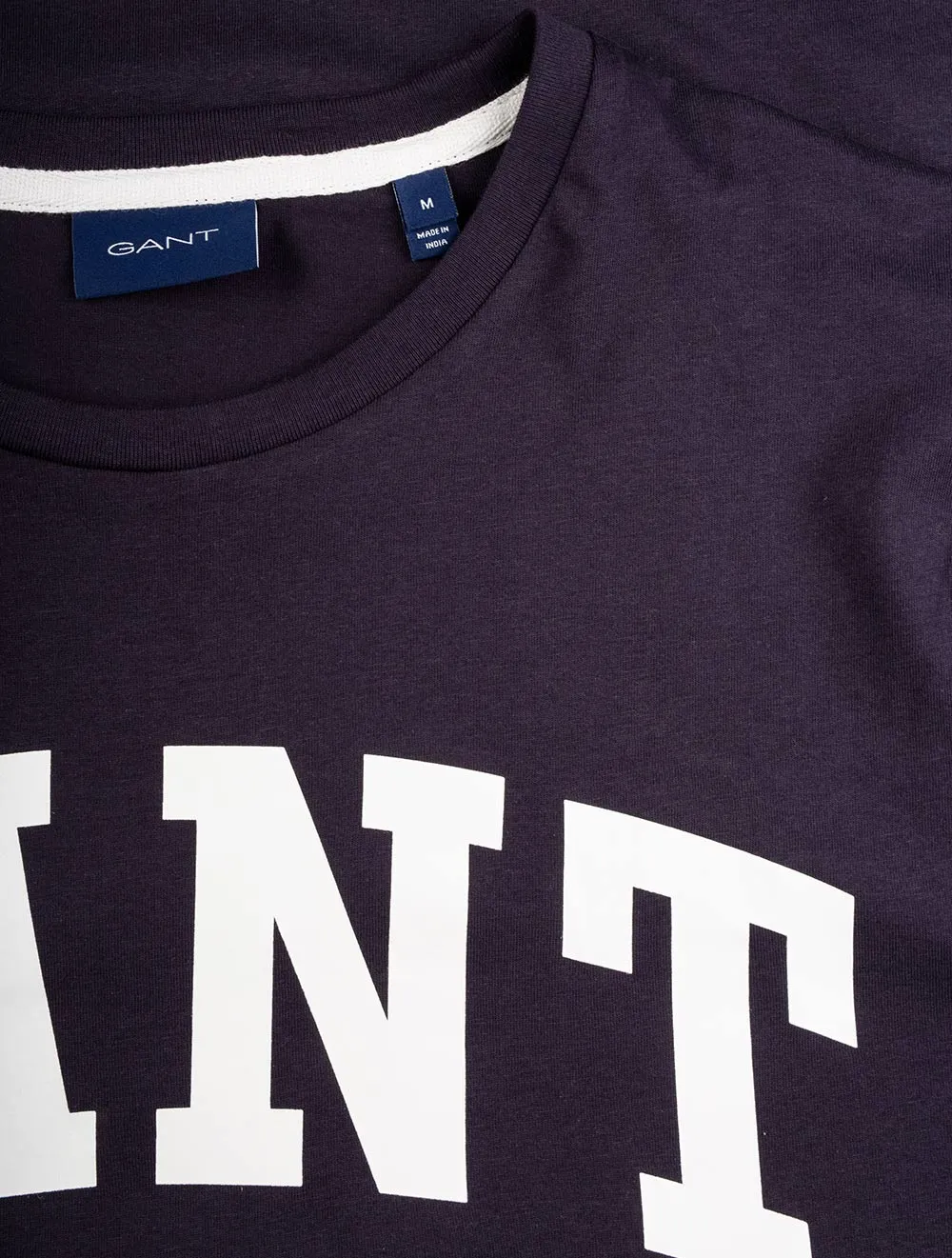 Logo Kurzarm T-Shirt Abendblau