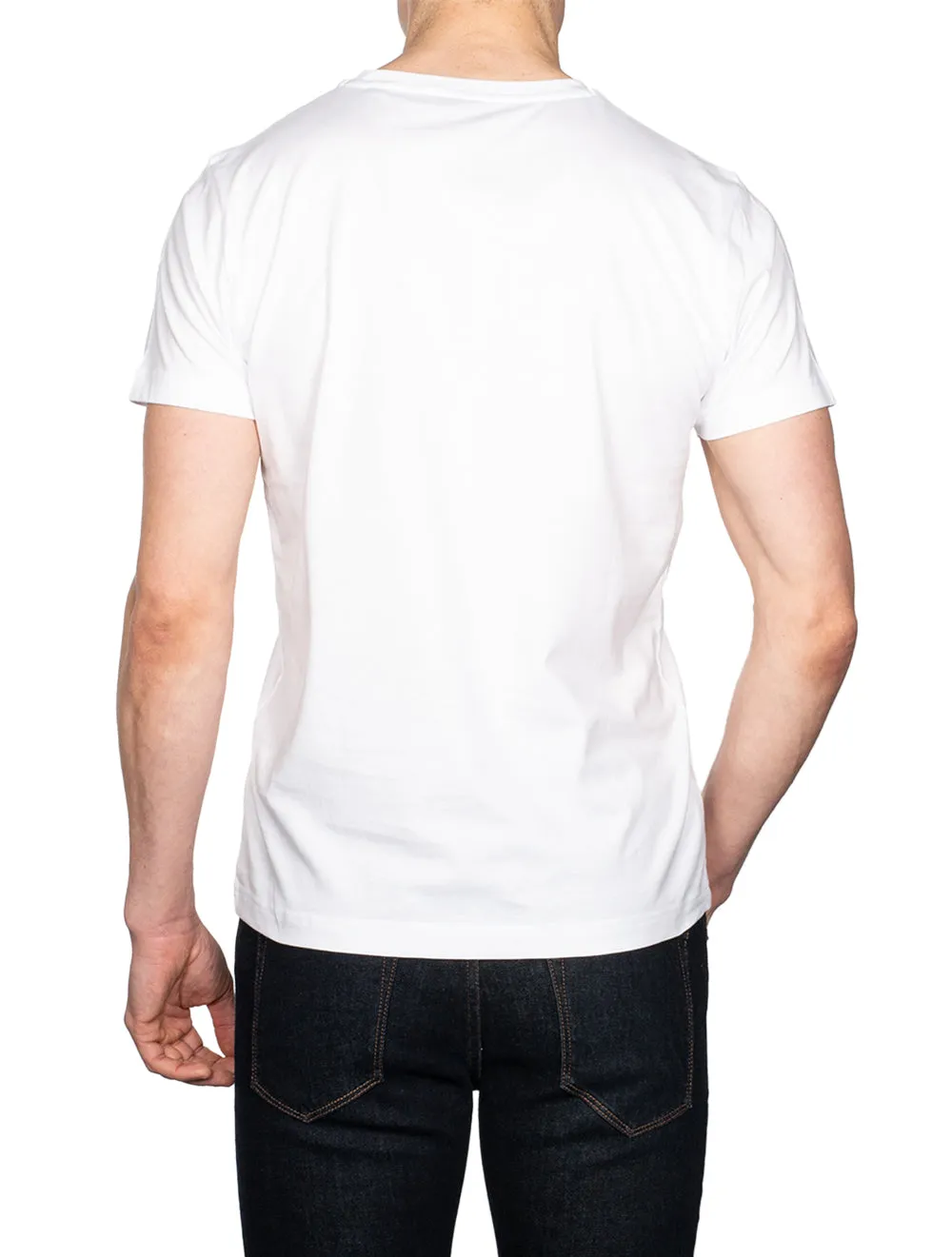 Logo Kurzarm T-Shirt Weiß