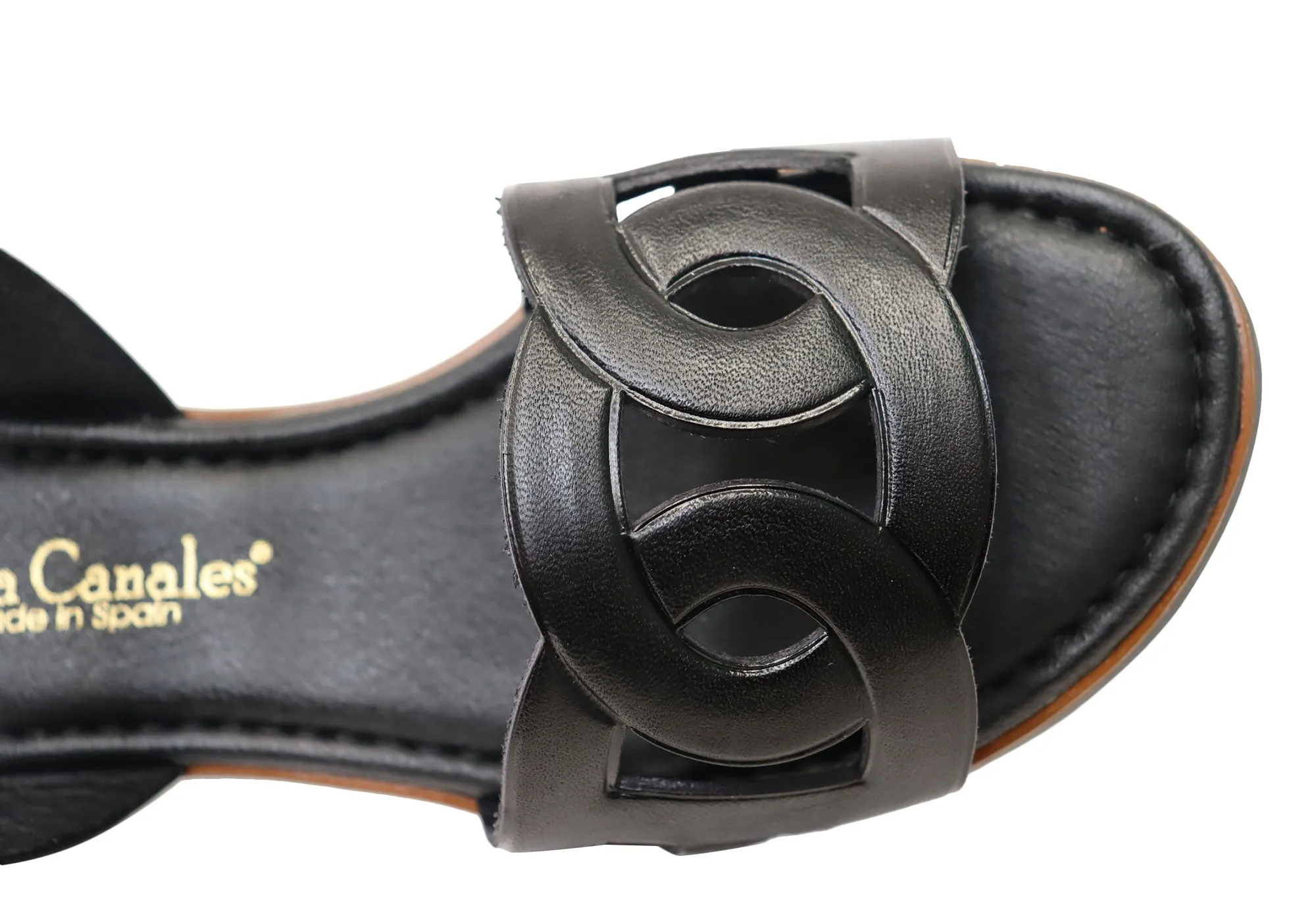 Lola Canales Corin Damen Bequeme Ledersandalen Hergestellt in Spanien Lola Canales Schuhe